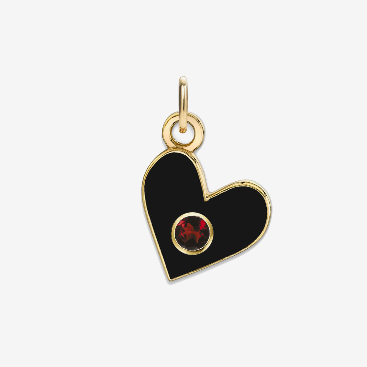 Garnet Birthstone Charm