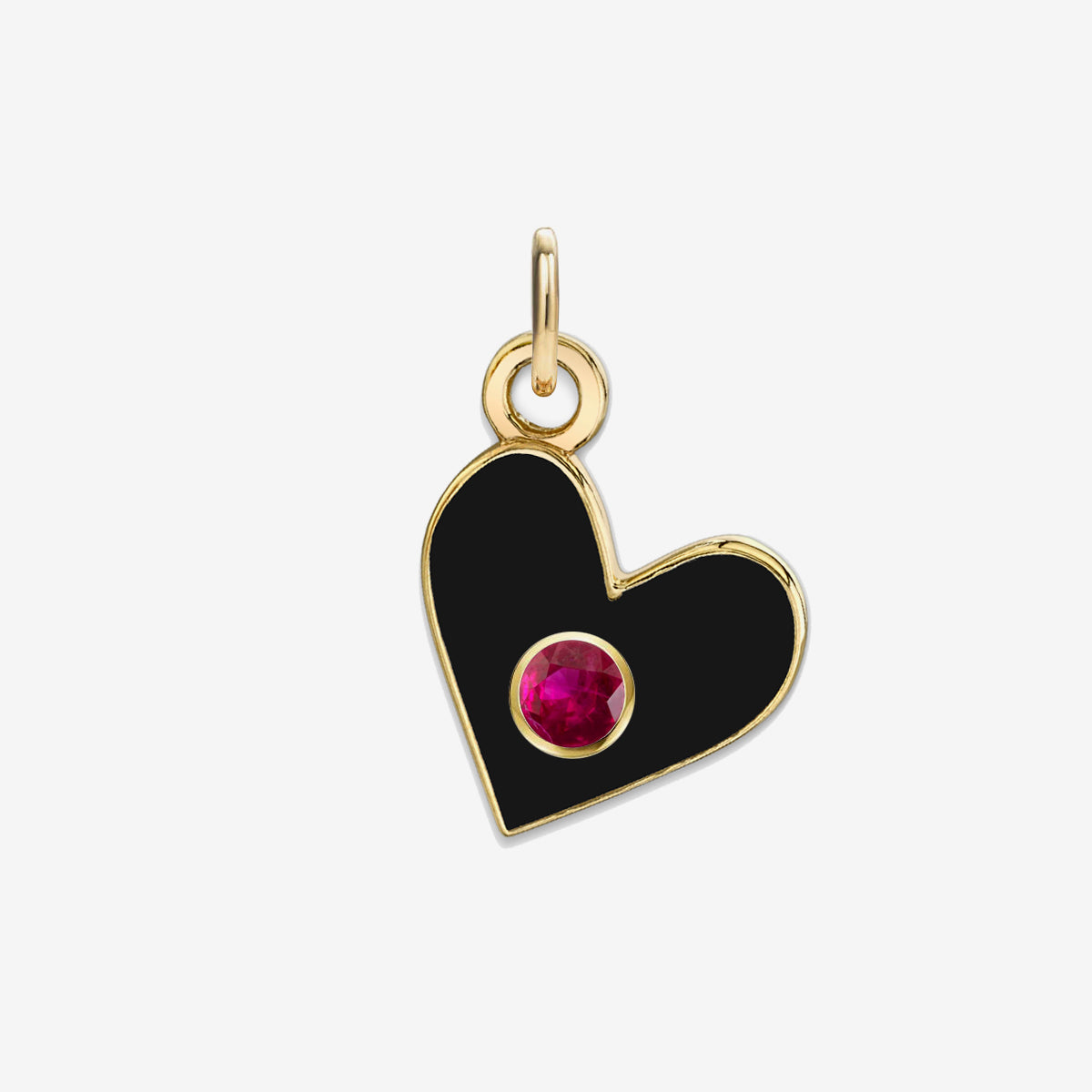 Ruby Birthstone Charm