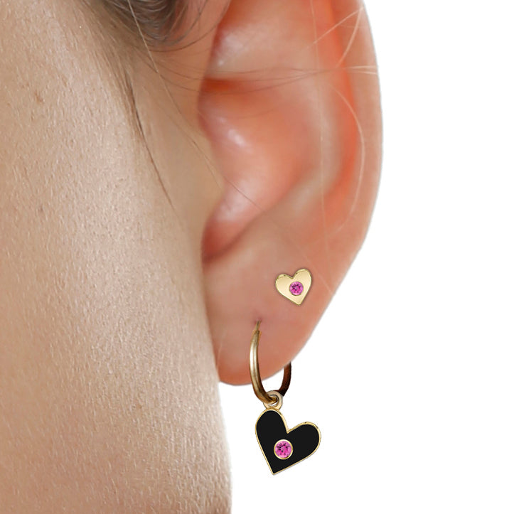 PINK TOURMALINE HEART (OCTOBER)-2