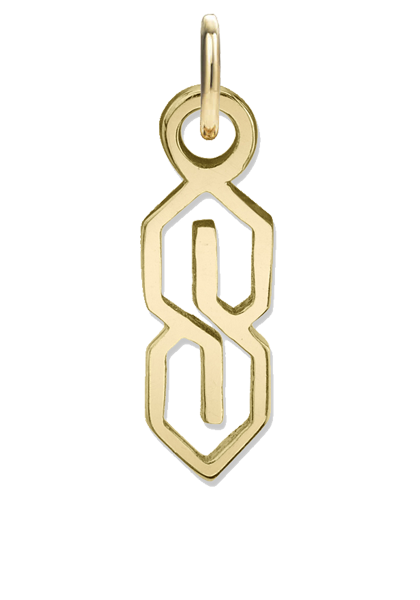 Gold s 2025 necklace charm