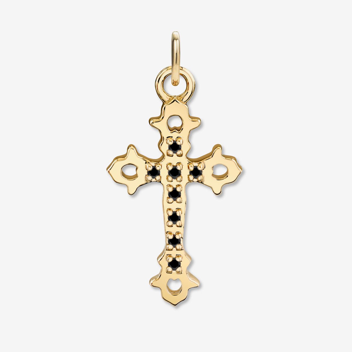 GOTHIC CROSS CHARM / BLACK - The Fête