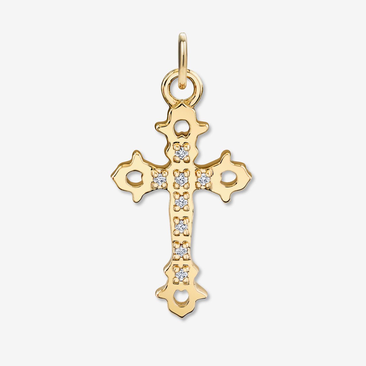 GOTHIC CROSS CHARM / WHITE - The Fête