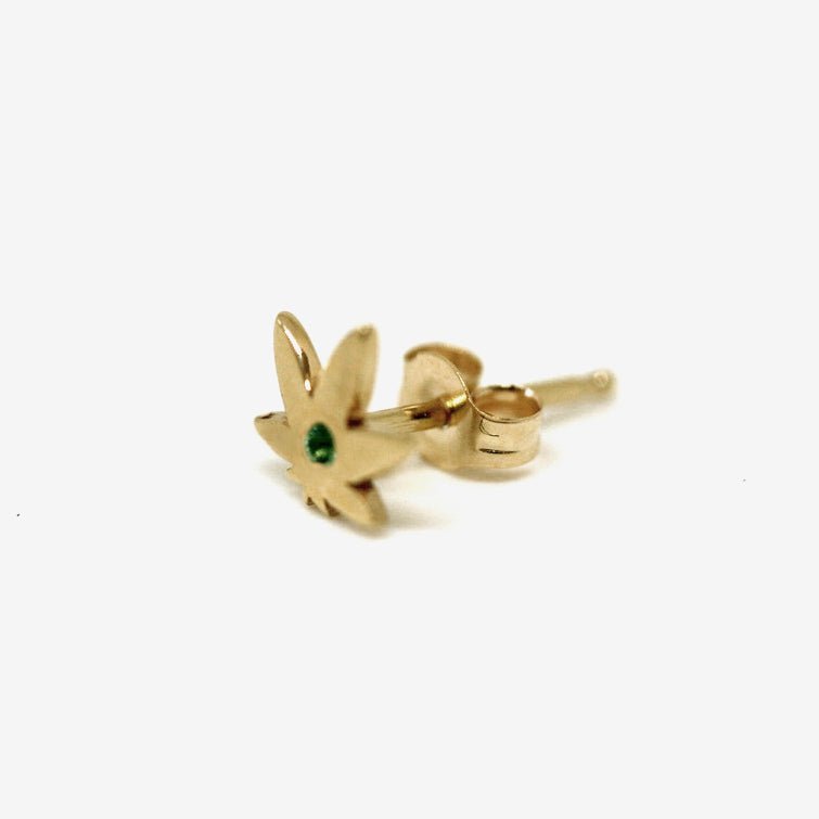 MARY JANE STUD / EMERALD - The Fête