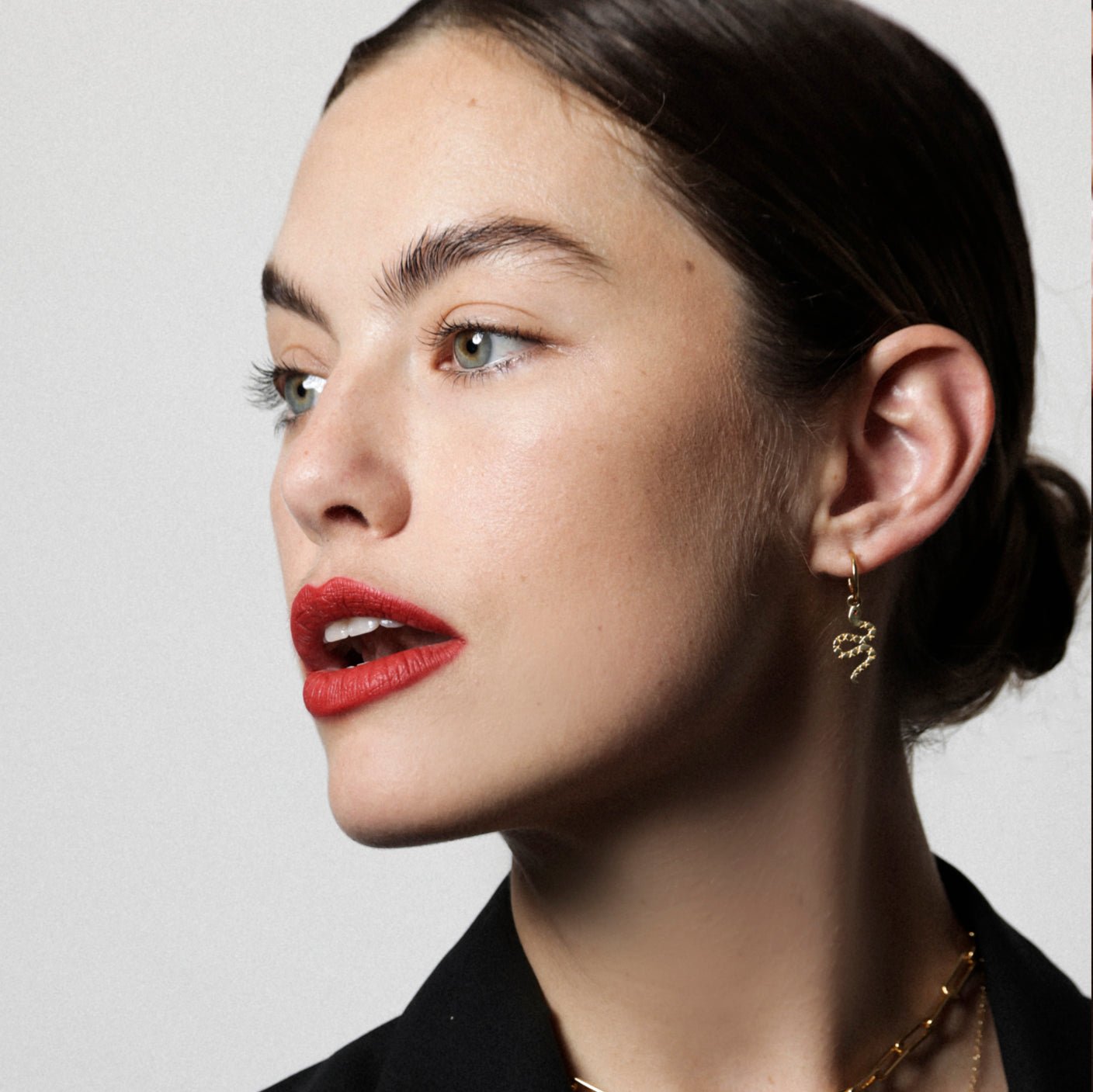 SNAKE EARRINGS - The Fête
